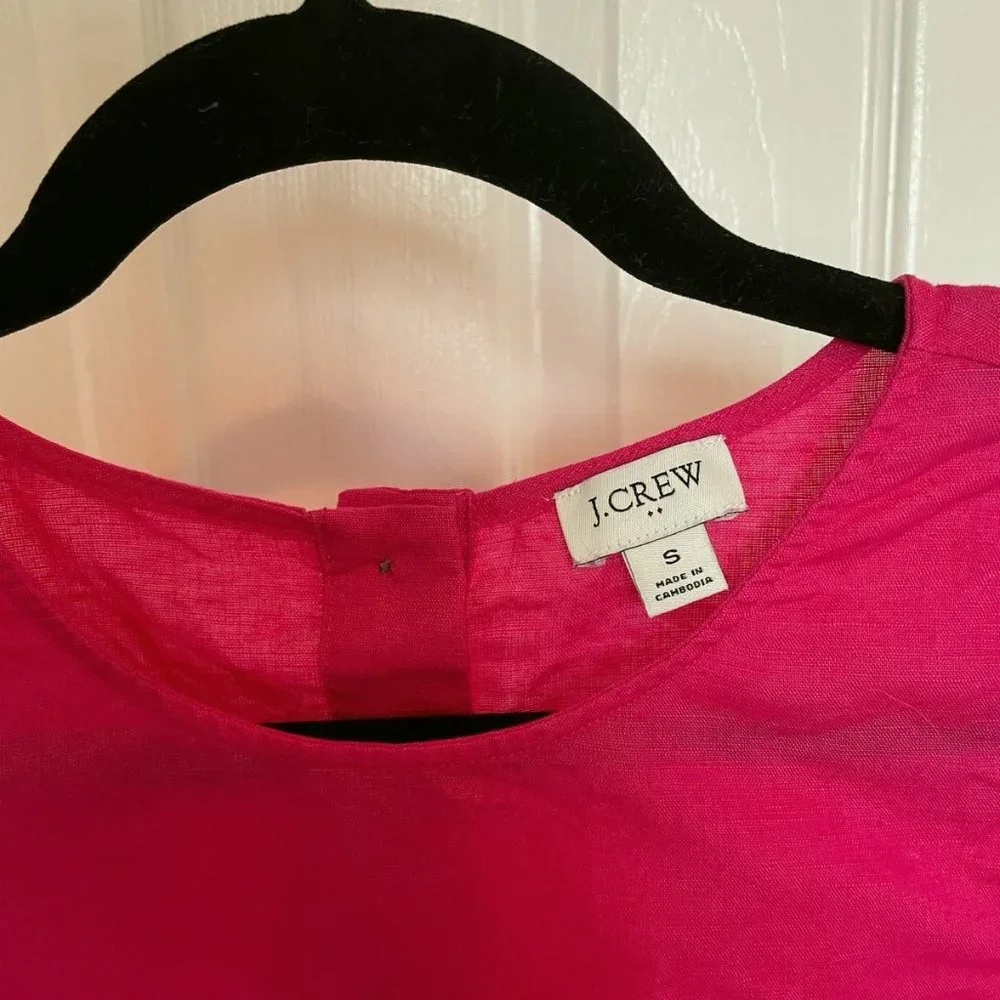 J. Crew Button-Back Shell Tanktop - Picture 3 of 4